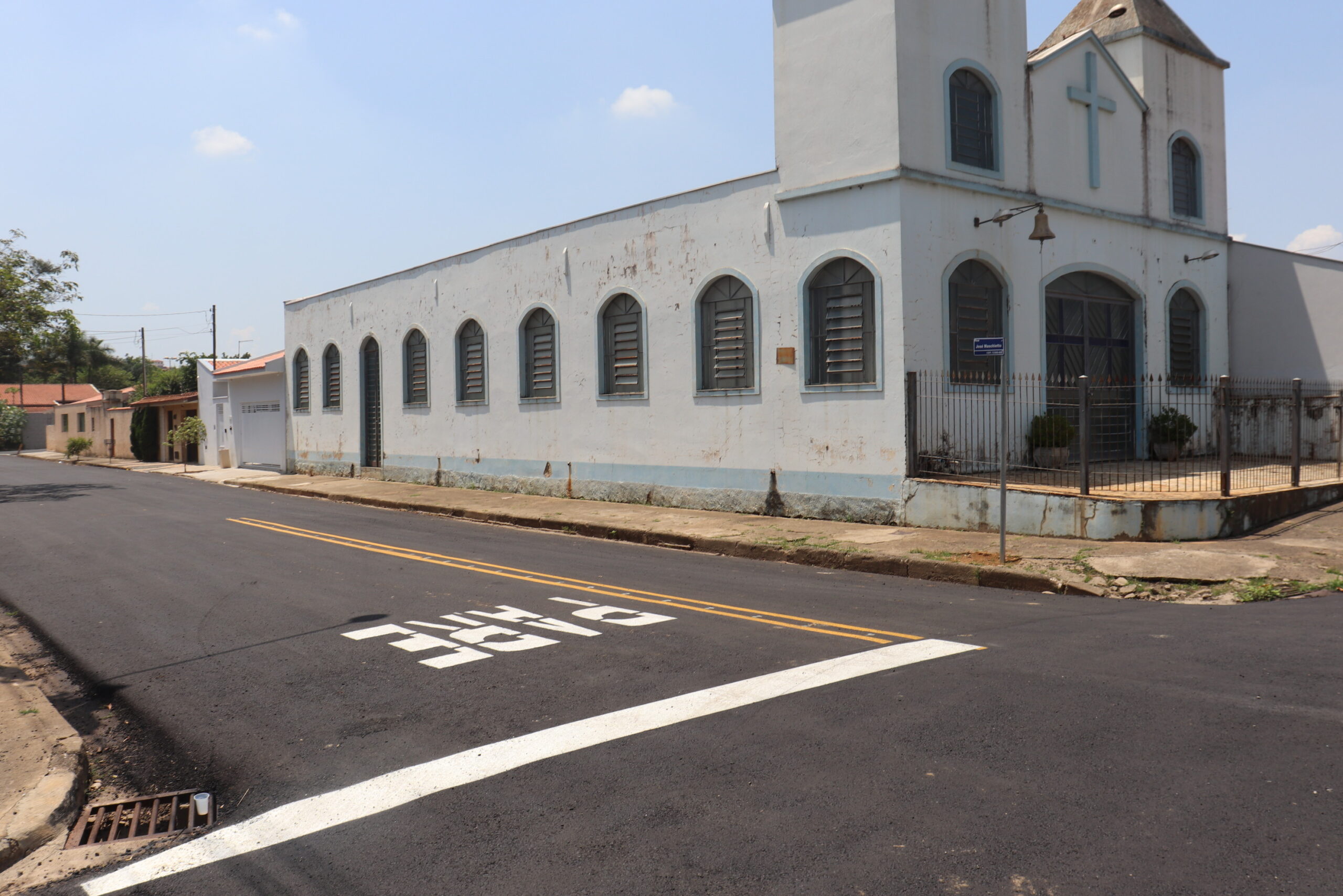 Bairro Estação será o primeiro de Capivari a conter sinalizações horizontais e verticais de trânsito em 100% das ruas