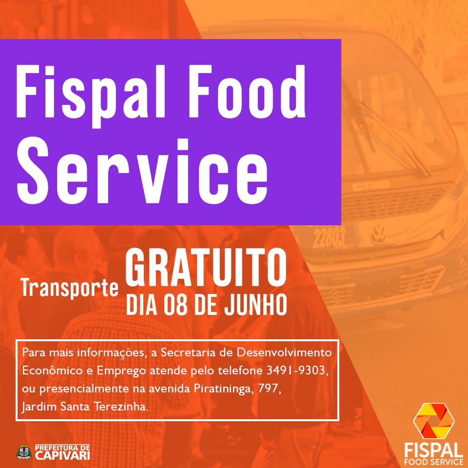 Secretaria de Desenvolvimento Econômico e Emprego oferece transporte para o “Fispal Food Service”, maior encontro do mercado de alimentação da América Latina