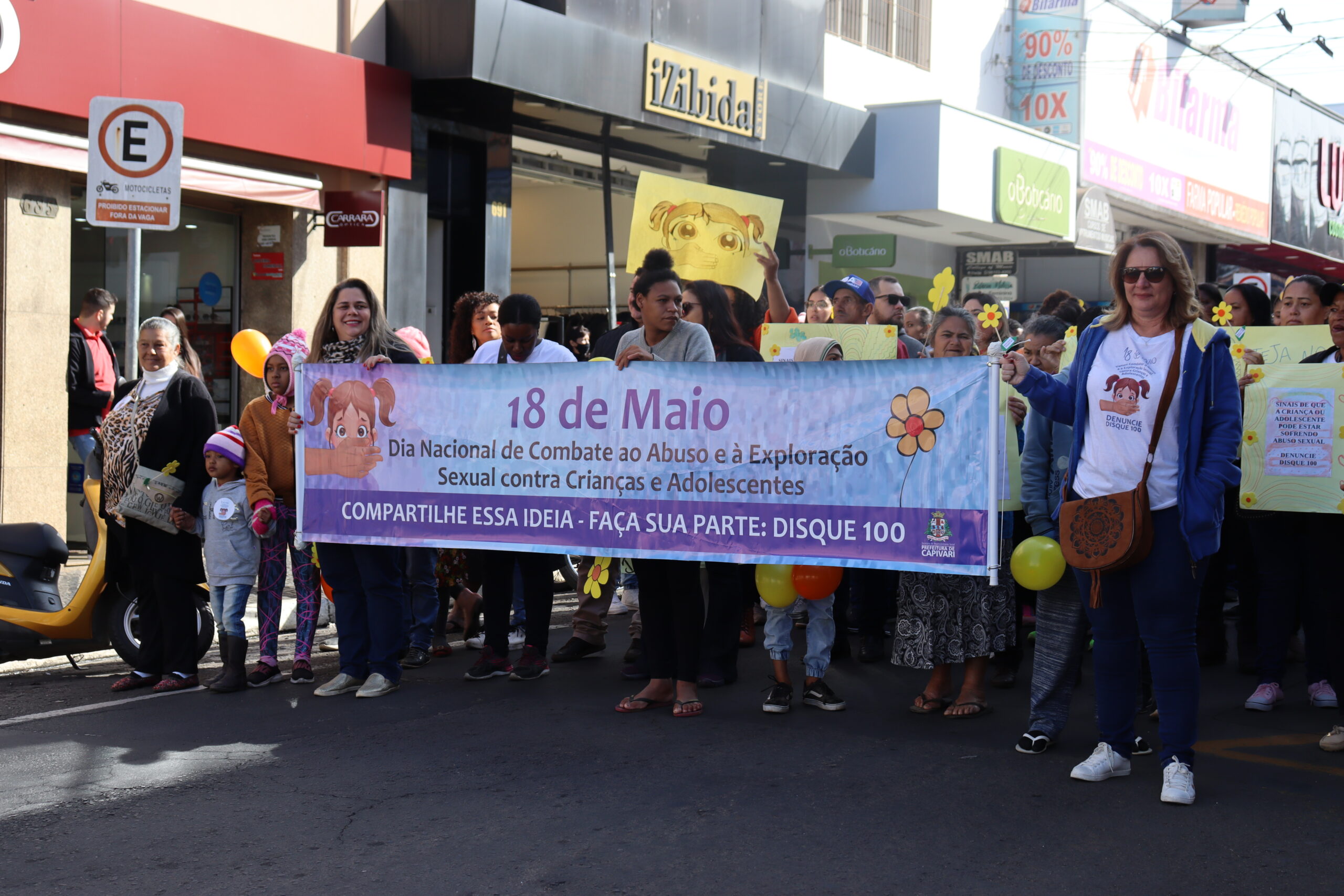 Prefeitura de Capivari inicia ações da Semana de Combate ao Abuso e Exploração Sexual Contra Crianças e Adolescentes