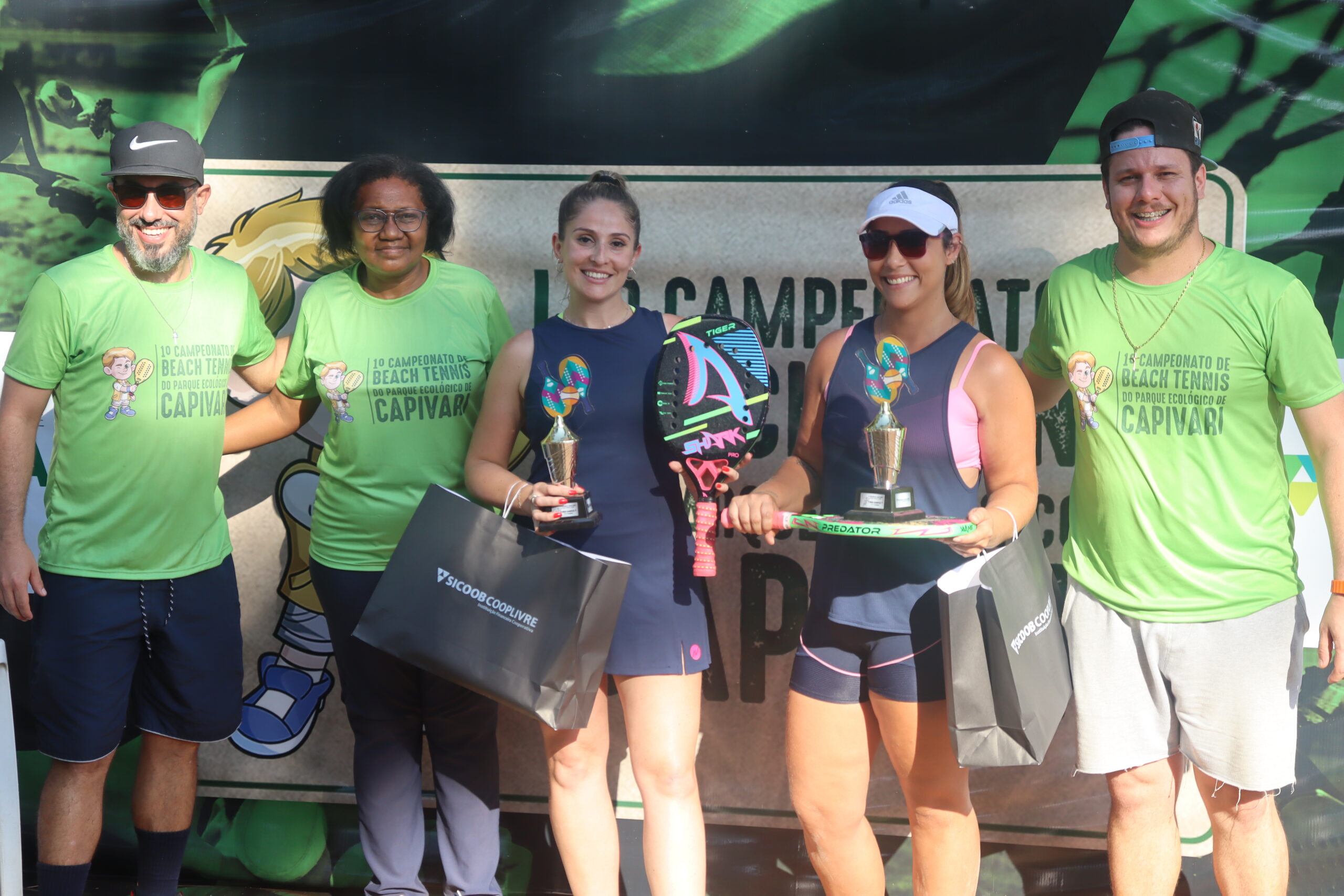 1º Edição do Campeonato de Beach Tennis do Parque Ecológico “Murilo Ferreira Carnicelli” premia vencedores confirmando o sucesso entre os competidores