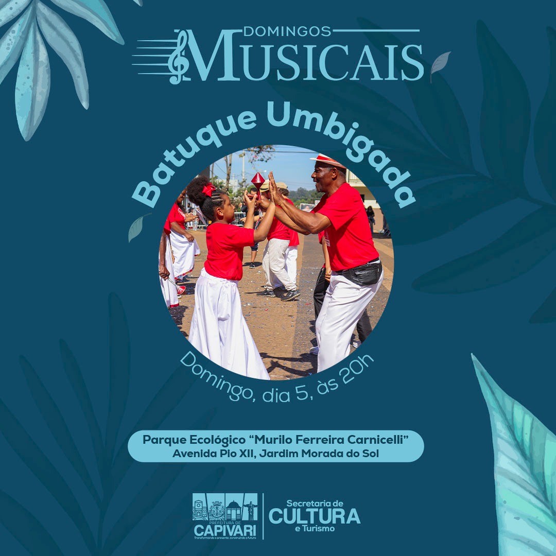 Projeto “Domingos Musicais” vai se manter no Parque Ecológico Murilo Ferreira Carnicelli durante o mês de novembro