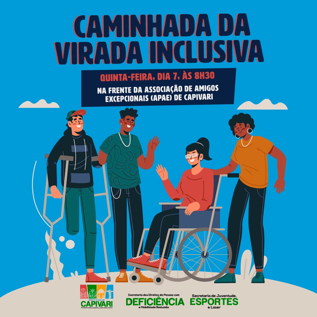 Capivari vai participar de caminhada pelo Dia Internacional da Pessoa com Deficiência