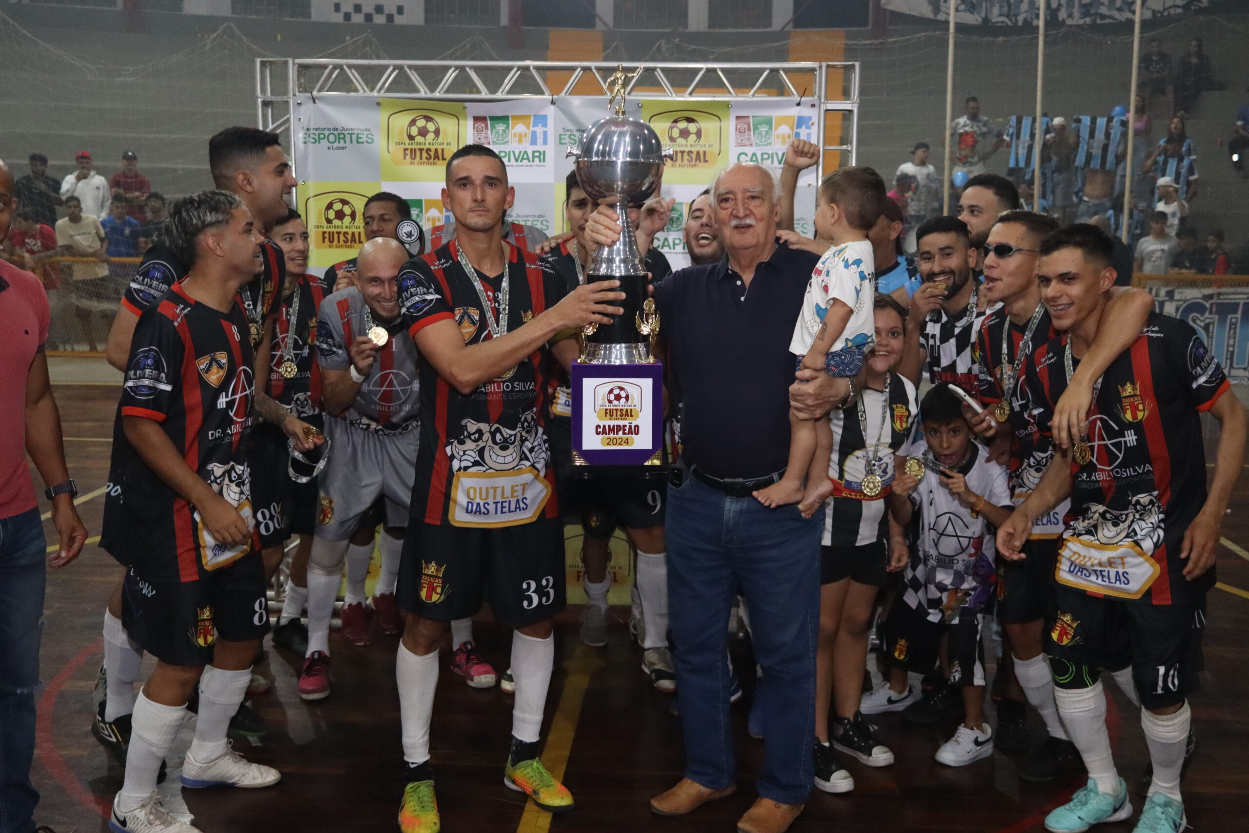 Talilas bate Santa Rita e se sagra bicampeão da Copa “Antônio Mattar” de Futsal Amador