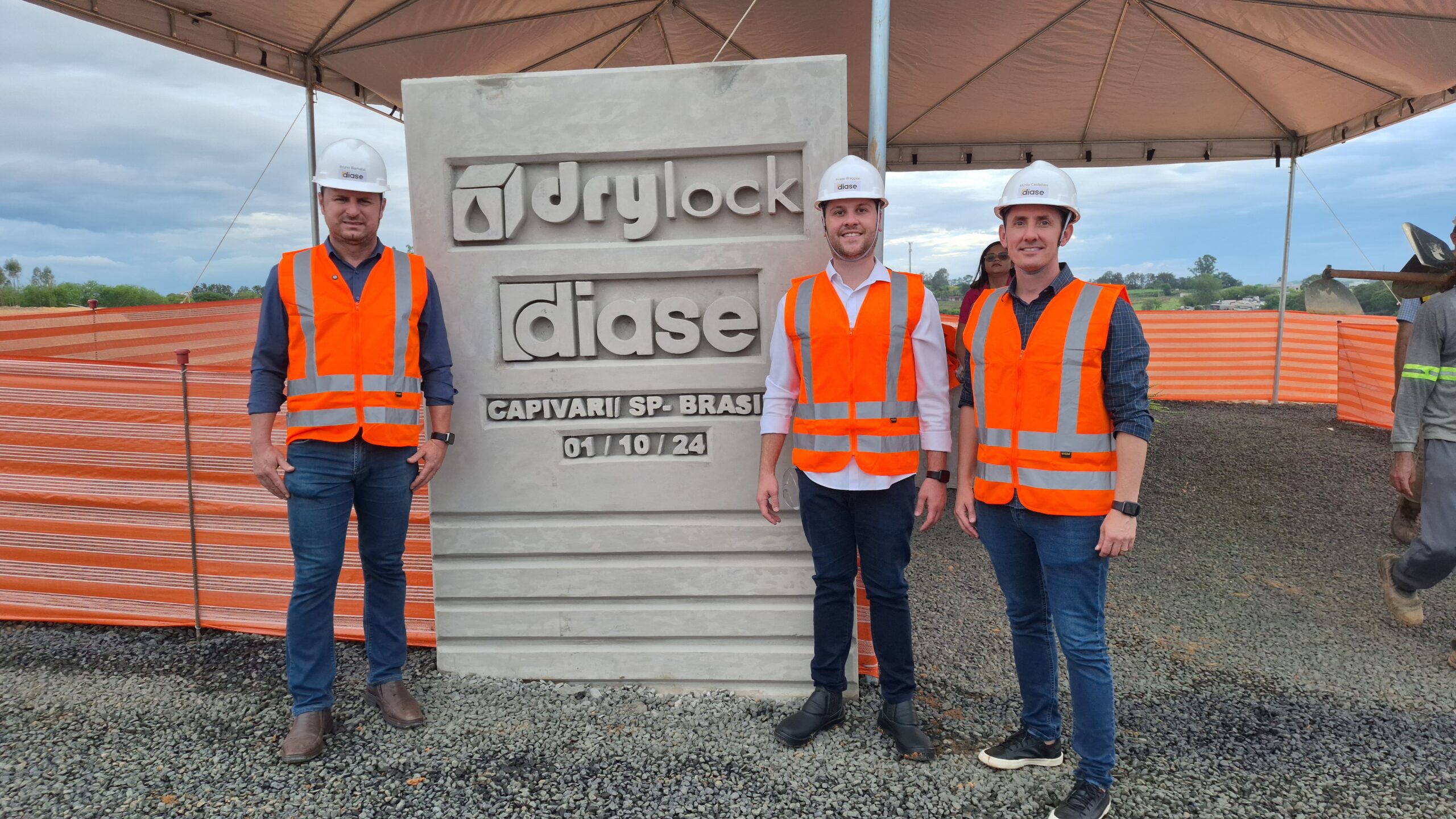 Prefeitura de Capivari participa de cerimônia de início das obras de construção da nova fábrica da empresa Drylock Technologies