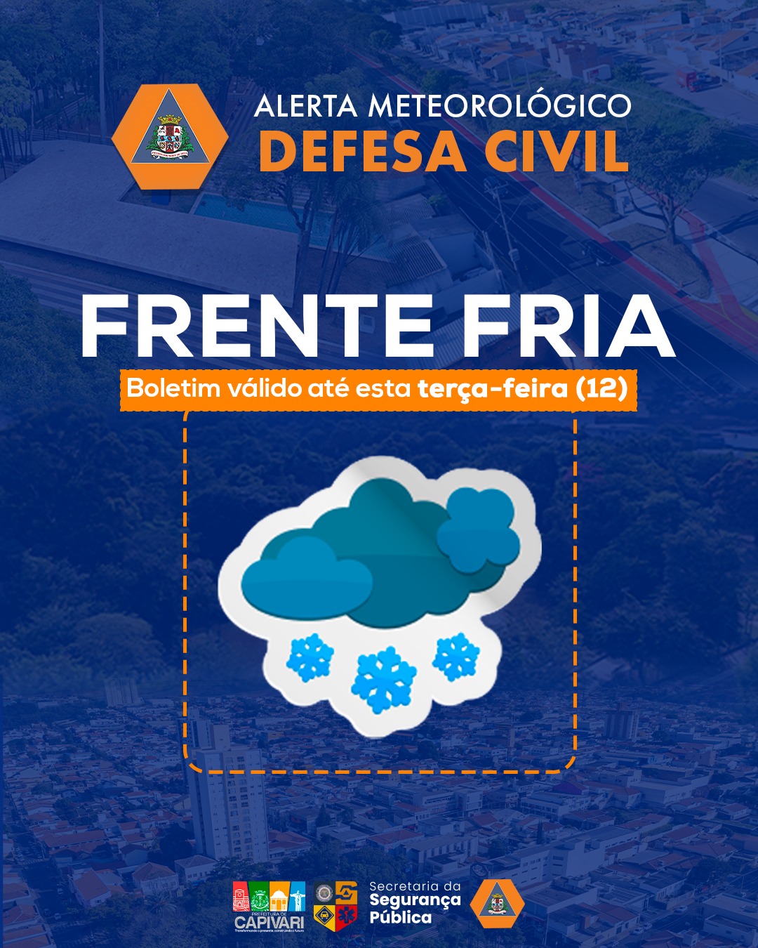 Prefeitura de Capivari alerta para previsão de frio intenso na região de Campinas