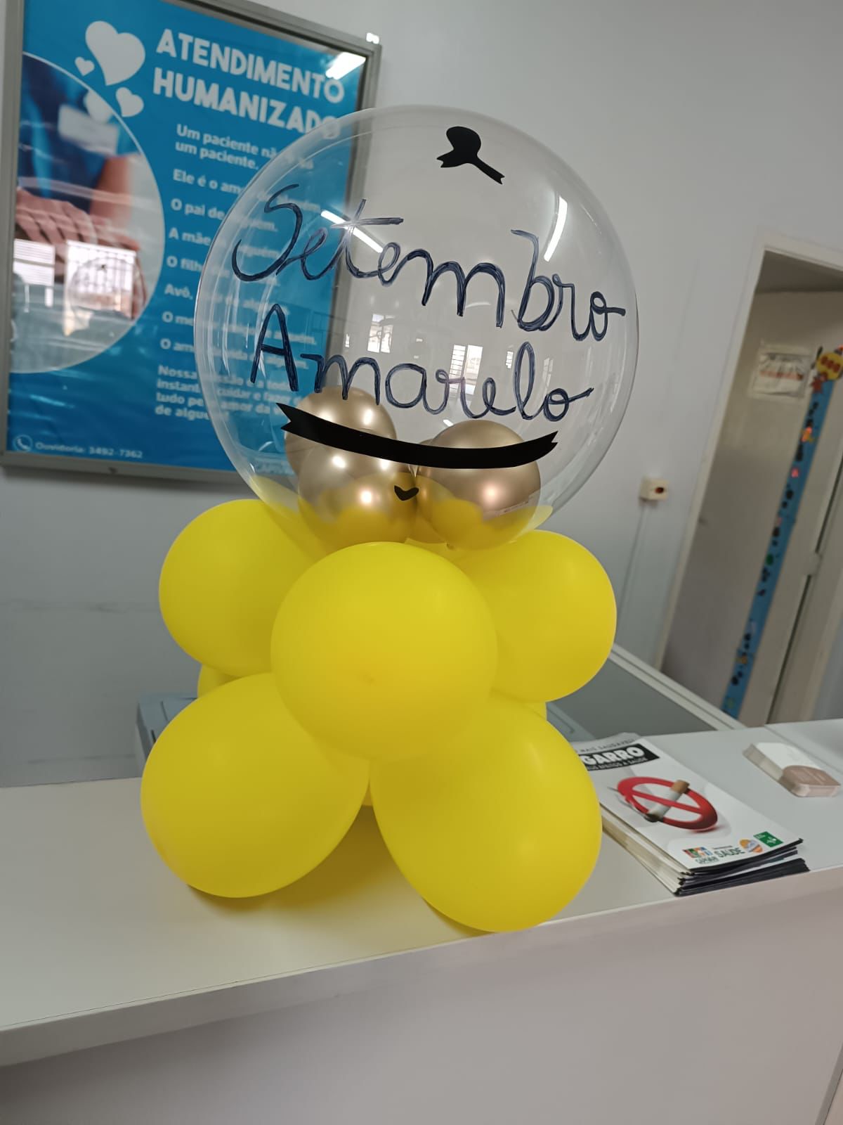 Secretaria de Saúde divulga ações em prol da campanha ‘Setembro Amarelo’