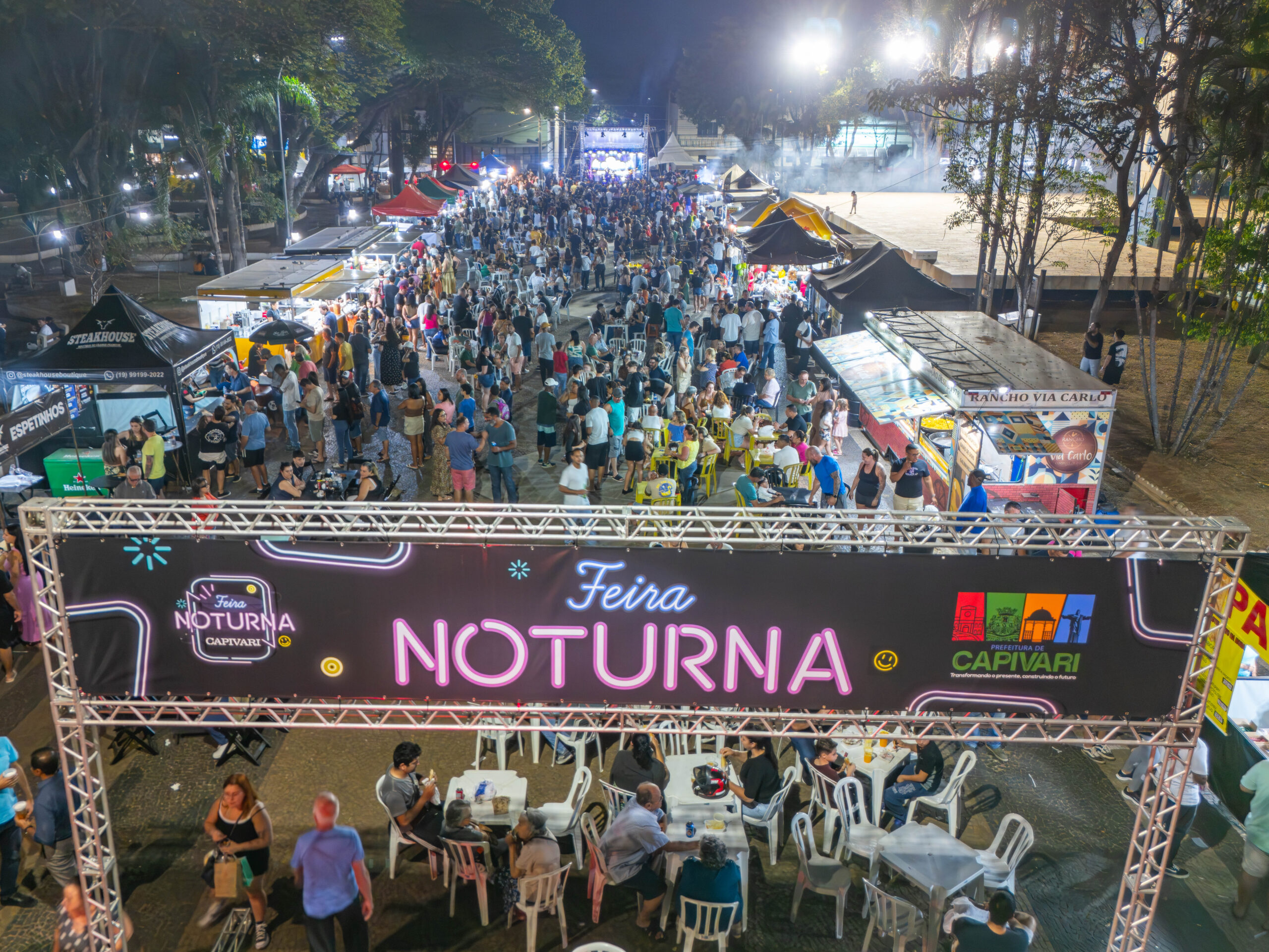 Feira Noturna de outubro acontece no dia 9 na Praça Central