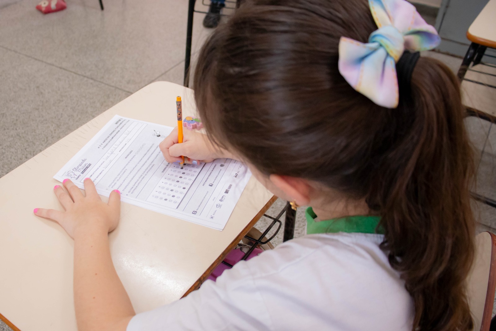 Alunos da Rede Municipal de Ensino de Capivari realizam provas do Saeb neste mês de outubro