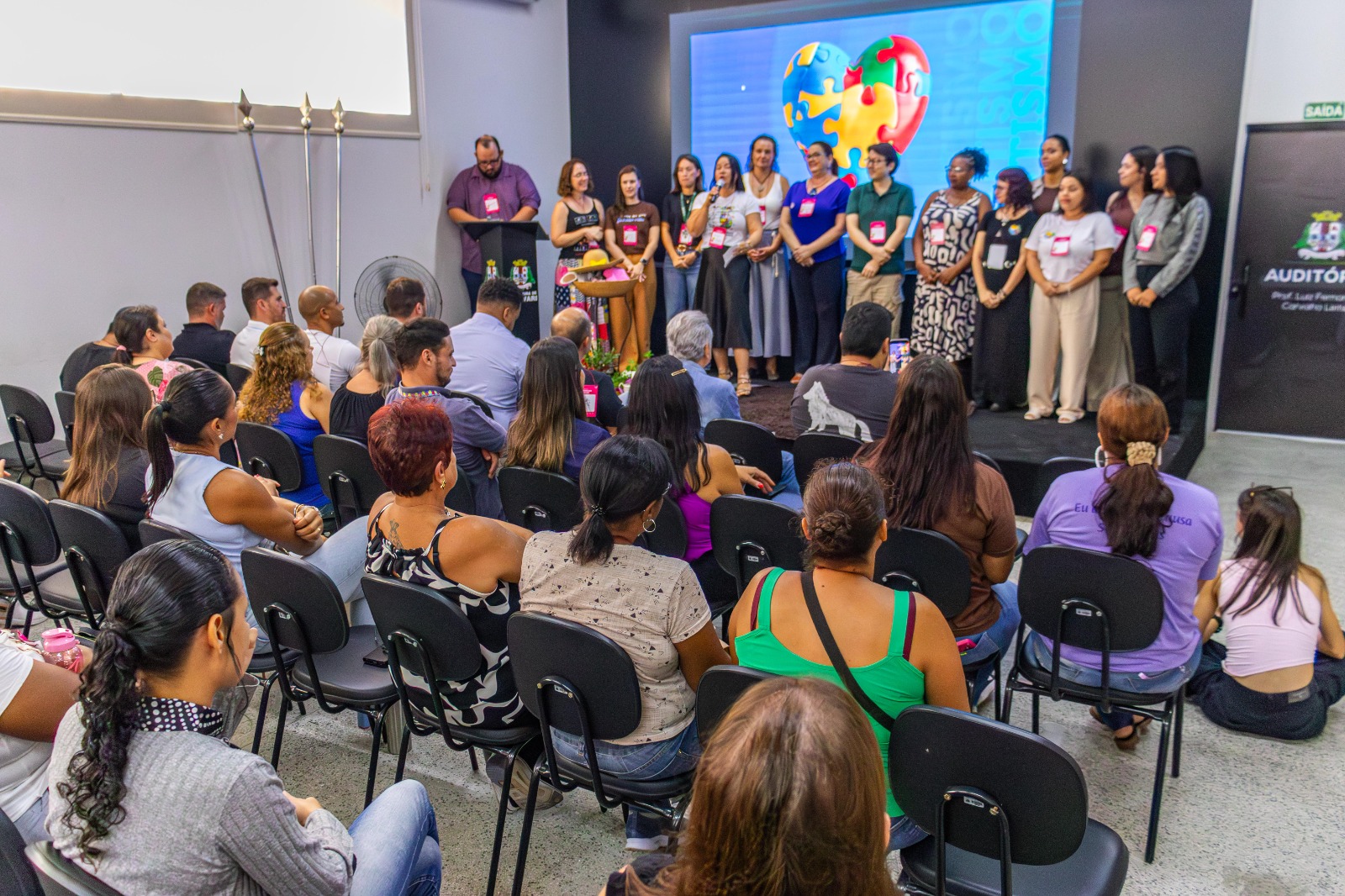 Evento ‘Eu sou mais forte com você’ reúne mais de 50 pessoas no auditório da Secretaria da Educação