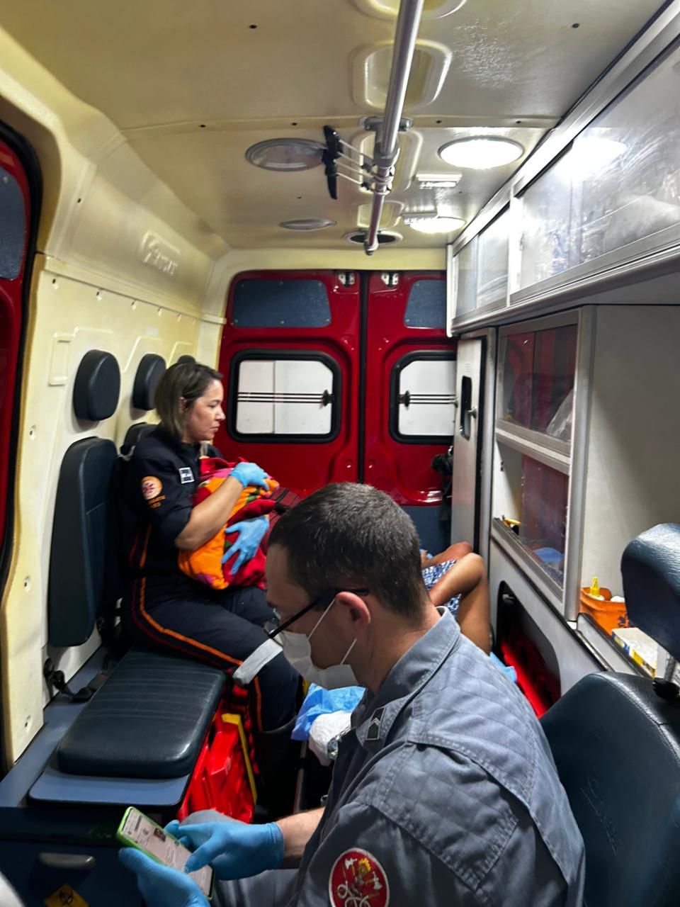 Trabalho conjunto entre Bombeiros e Resgate marca nascimento em Capivari